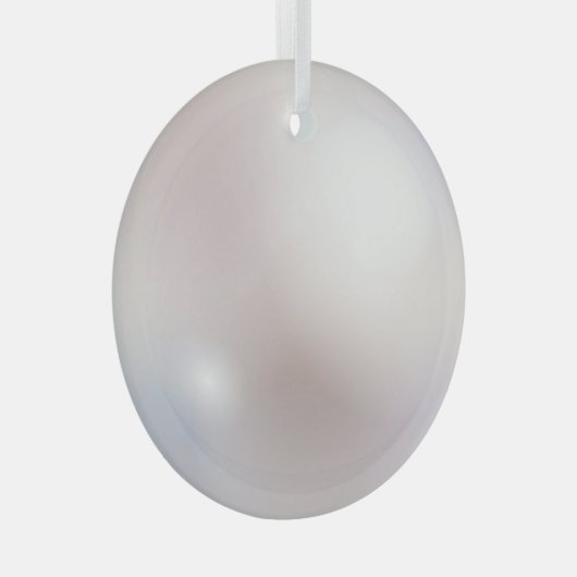 フェイク真珠印ガぶら下がったラスオーナメント ガラスオーナメント (正面右)