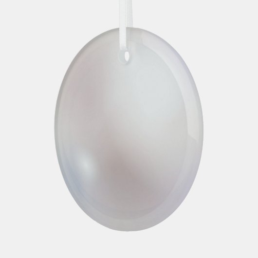 フェイク真珠印ガぶら下がったラスオーナメント ガラスオーナメント (正面左)