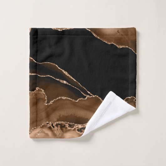 フェイク砂漠茶色の石灰コンテンポラリー石 ウォッシュタオル (ウォッシュタオル)