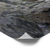 フェイク窓 – 城外を見るビーチ ポスター (角)