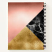 フェイク箔と大理石 ノートブック (裏面)