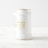 フェイク箔プチギフト ビールジョッキ (正面左)
