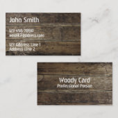 フェイク素朴木 名刺 (正面/裏面)