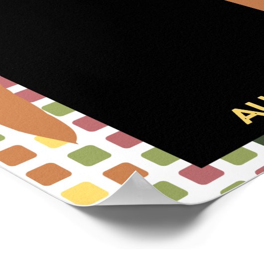 フェイク絵を描月の写真社員 ポスター (角)