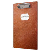 フェイク茶色の革のクリップボード クリップボード (左)