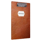 フェイク茶色の革のクリップボード クリップボード (右)