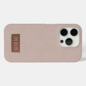 フェイク赤面ピンクレフェイクザールックバラ金ゴールド Case-Mate iPhoneケース (裏面 (横))