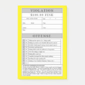 フェイク違反 ポストイット (正面)