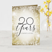 フェイク金ゴールドが世界の社員の記念日に輝く カード (黄色い花)