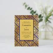 フェイク金ゴールドとブルー結婚ズ 招待状 (スタンド正面)