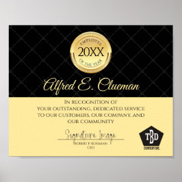 フェイク金ゴールドの職員 ポスター