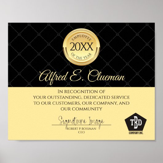 フェイク金ゴールドの職員 ポスター (正面)