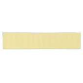 フェイク金ゴールドエレガントシンプルアイボリー無地の ショートテーブルランナー (横)