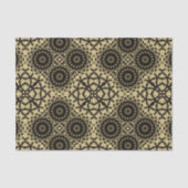 フェイク金ゴールドエレガントスタイリッシュ模様 薄葉紙 (正面)