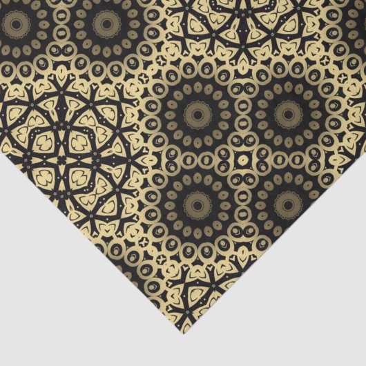 フェイク金ゴールドエレガントスタイリッシュ模様 薄葉紙 (詳細)