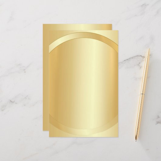 フェイク金ゴールドカスタムグラマラス追加テキストテンプレート (正面/裏面インサイチュ)