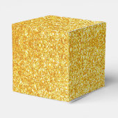 フェイク金ゴールドグリアモダンルックエレガントテンプレート フェイバーボックス (裏面サイド)