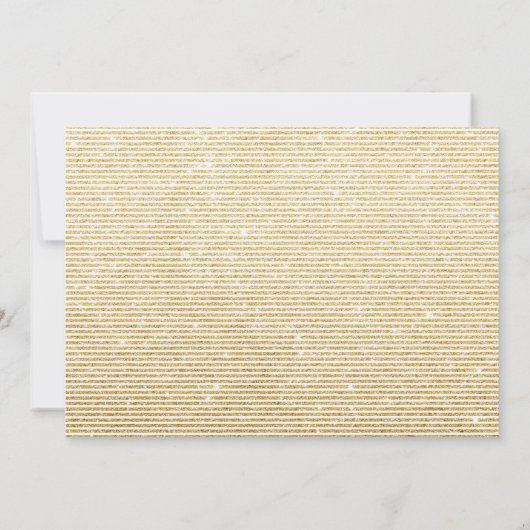 フェイク金ゴールドグリッタータイポグラフィ写真の保存日付 セーブザデート (裏面)