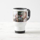 フェイク金ゴールドグリッターフレーム5写真 トラベルマグ (正面右)