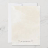 フェイク金ゴールドグリッターブライダルシャワービンゴカード 招待状 (裏面)