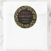 フェイク金ゴールドグリッターリース ラウンドシール (バッグ)