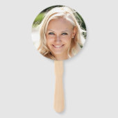 フェイク金ゴールドグリッター大学院写真卒業 ハンドファン (裏面)