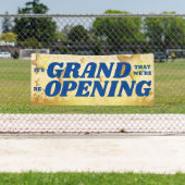 フェイク金ゴールドスターズグランドリオープニングウェルカムバック 横断幕 (インサイチュ)