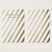 フェイク金ゴールドストライプのグリッター (正面&裏面)