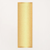 フェイク金ゴールドフィットネススポーエレガントツテンプレートトレンディー ヨガマット (正面)