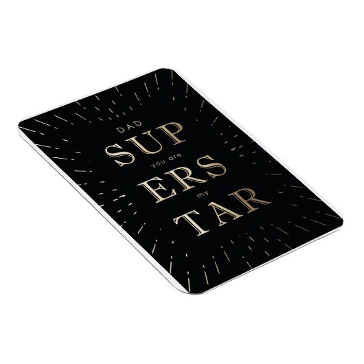 フェイク金ゴールドフォイルパパはスーパースター父のデイマング マグネット (右側)