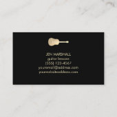 フェイク金ゴールドフォイルフェイクグリッター 名刺 (裏面)