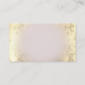 フェイク金ゴールドフォイル感謝していスス 名刺 (裏面)