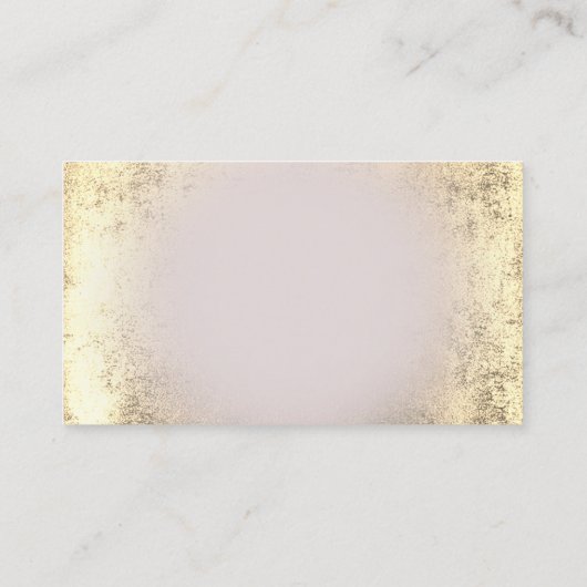 フェイク金ゴールドフォイル感謝していスス 名刺 (裏面)