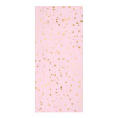 フェイク金ゴールドフォイル星美しいサロン価格表 ラックカード (裏面)