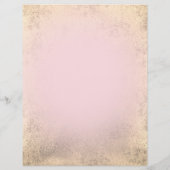 フェイク金ゴールドフォイル蓮のロゴフライヤー チラシ (裏面)