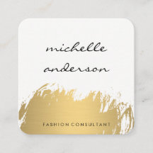 フェイク金ゴールドブラシ付きホワイトグレー