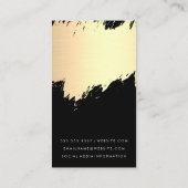 フェイク金ゴールドブラシ 名刺 (裏面)