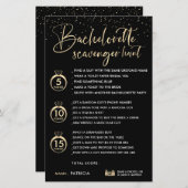 フェイク金ゴールドブラックバチェロレッテスカベンジャー狩りゲーム (正面/裏面)