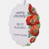 フェイク金ゴールドプリントカード オーナメントカード (左)