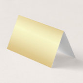 フェイク金ゴールドプロフェッショナルモダンエレガントテンプレート 名刺 (裏面)