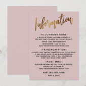 フェイク金ゴールドヘッダーほこりま結婚いバラ情報 エンクロージャーカード (正面/裏面)