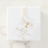 フェイク金ゴールドホイル天使の最初の聖餐式 フェイバータグ (インサイチュ)