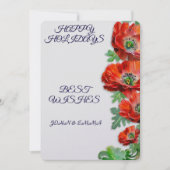 フェイク金ゴールドホリデープリントカード シーズンカード (正面)