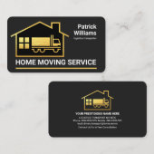 フェイク金ゴールドホーム移動トラック 名刺 (正面/裏面)