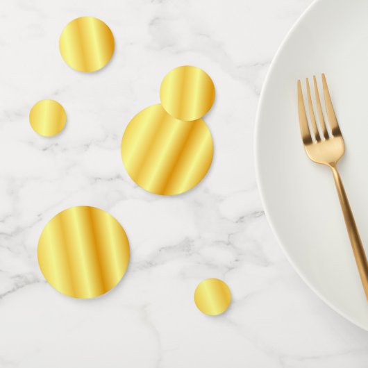 フェイク金ゴールドメタリックモダンテンプレートエレガント コンフェッティ (グループ)