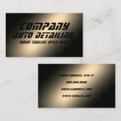 フェイク金ゴールドメタリック名刺 名刺 (正面/裏面)