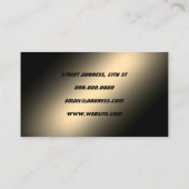 フェイク金ゴールドメタリック名刺 名刺 (裏面)