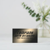 フェイク金ゴールドメタリック名刺 名刺 (スタンド正面)