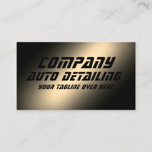 フェイク金ゴールドメタリック名刺 名刺 (正面)