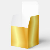 フェイク金ゴールドメタリック調モダンエレガントテンプレート フェイバーボックス (オープン)